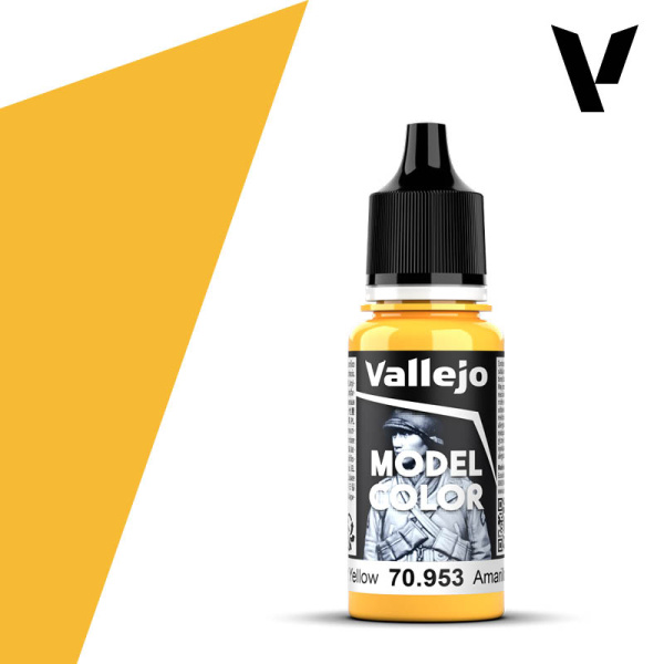 Vallejo Model Color Acryl #27  Flat Yellow     RLM04  17ml    VAL70.953