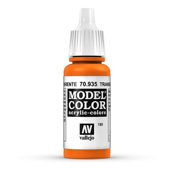 Vallejo Model Color  Transparant Orange  17ml  ( uitloop )   VAL70.935