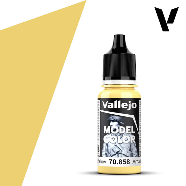 Vallejo Model Color Acryl #23 Ice Yellow 18ml #VAL70.858