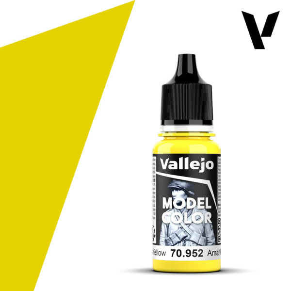 Vallejo Model Color Acryl #25  Lemon Yellow    RAL1018   17ml    VAL70.952