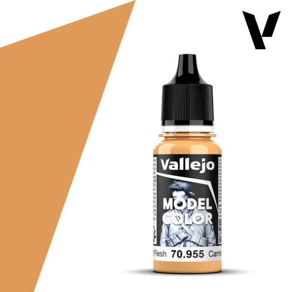 Vallejo Model Color Acryl #17  Flat Flesh     17ml  #VAL70.955