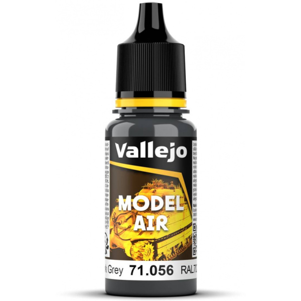 Vallejo Model Air Panzer Dark Grey   RAL7021  18ml    VAL71.056