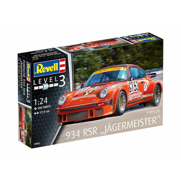 Revell 1:24 Porsche 934 RSR ' Jagermeister " RE07031