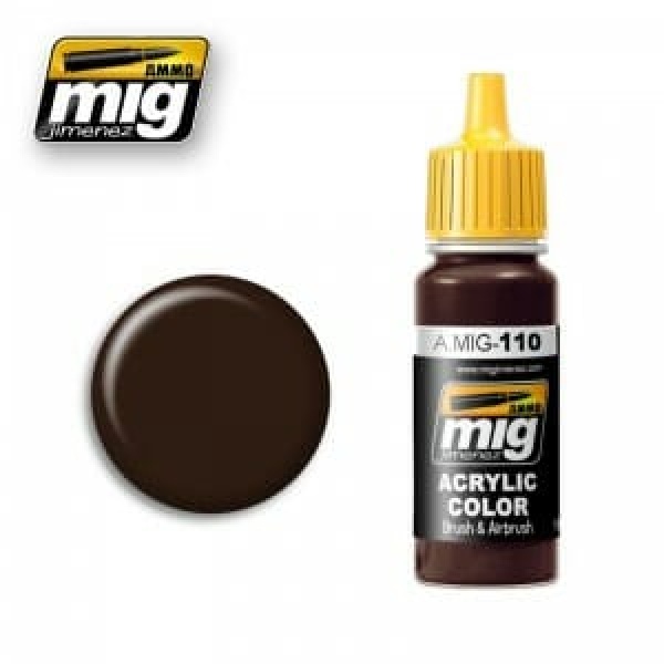 AMMO MIG Acrylic Color #110 SCC1A British Brown  17ml  MIG-110