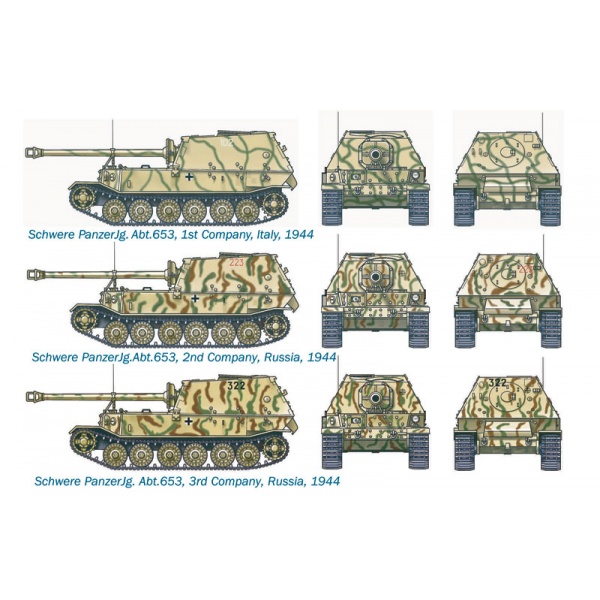 Italeri 1:72 Sd. Kfz. 184 Panzerjager Elefant     IT7012 - Afbeelding 2