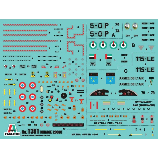 Italeri 1:72 Mirage 2000C  Gulf War  25the Anniversary     IT1381 - Afbeelding 7