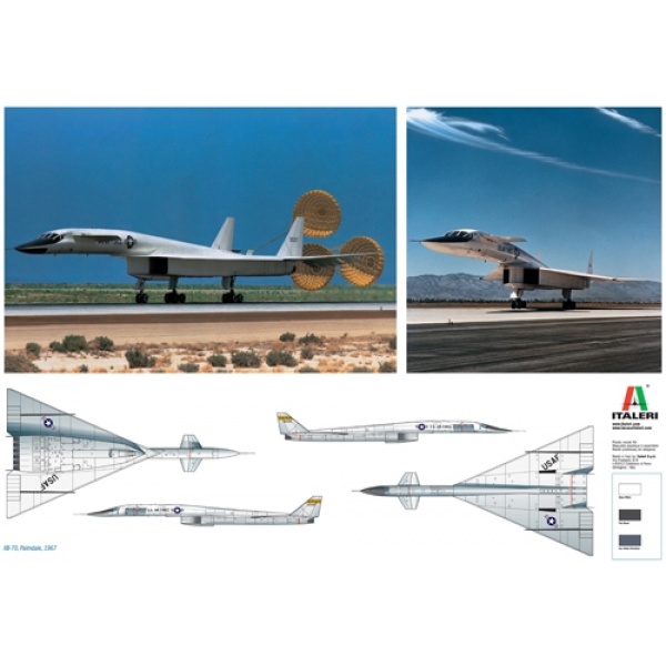 Italeri 1:72  XB - 70 Valkirye     IT1282 - Afbeelding 2