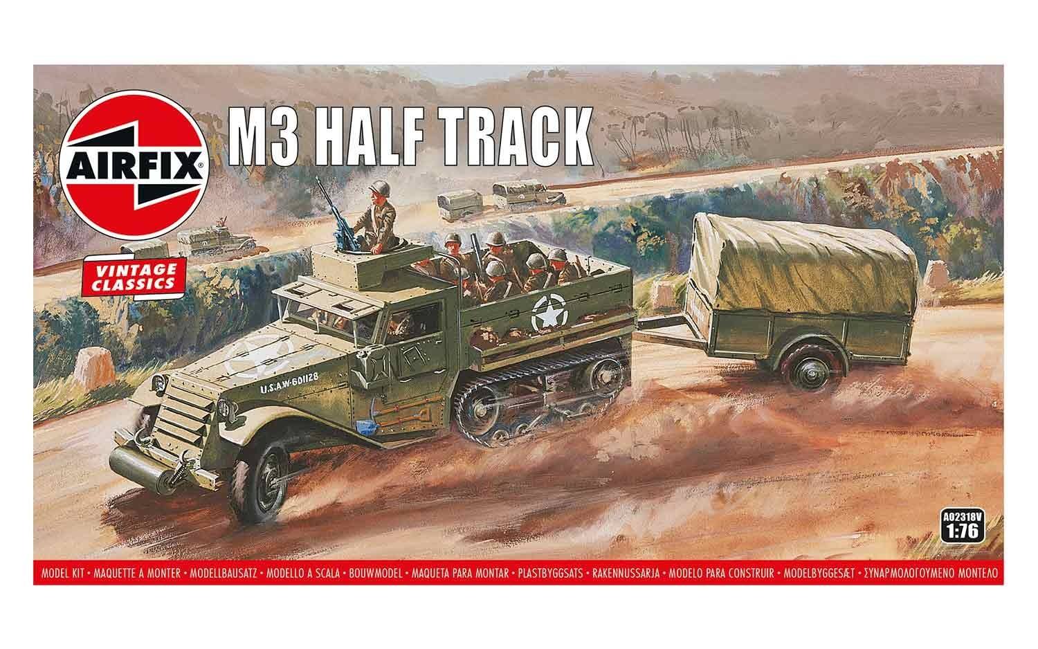 Airfix 1 76 Vintage Classics M3 Half Track 1 Ton Trailer De Heilige Koe Deventer