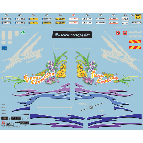 Italeri 1:24 Volvo FH16 Globetrotter XL   IT3821 - Afbeelding 12