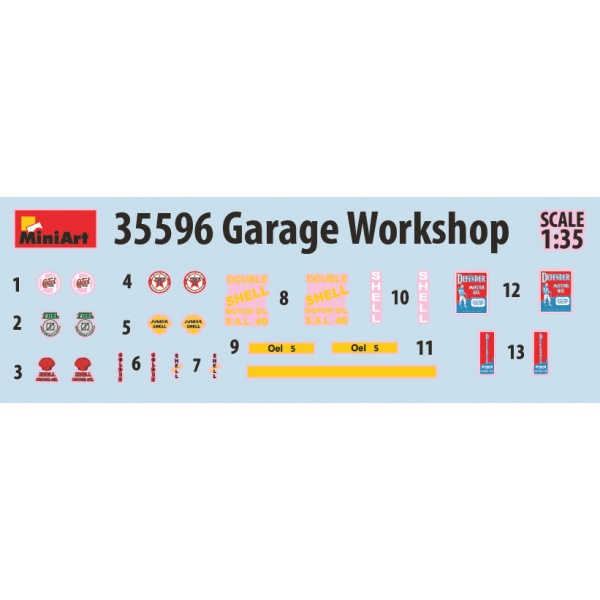 Miniart 1:35 Garage Workshop     MA35596 - Afbeelding 6