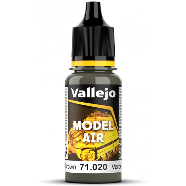 Vallejo Model Air Green Brown  17 ml  #VAL71.020