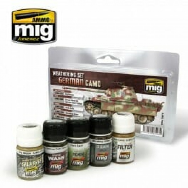 Ammo Mig German Camouflage Weathering Set     MIG7443