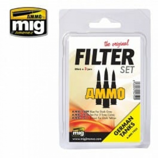 Ammo Mig Filter Set for German Tanks     MIG7453