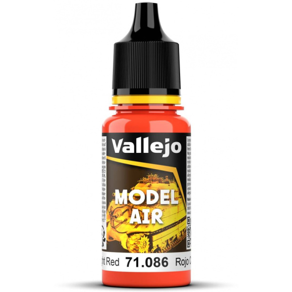 Vallejo Model Air  Light Red  18ml  #VAL71.086