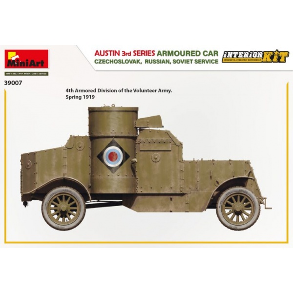 Miniart 1:35 Austin Armoured Car 3rd Series  Interior Kit     MA39007 - Afbeelding 2