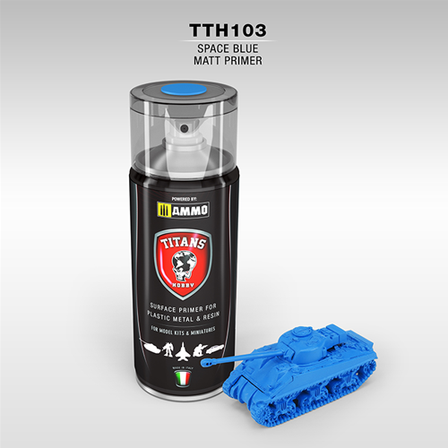 Ammo Mig Space Blue Matt Primer 400ml TTH103