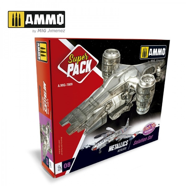 Ammo Mig Super Pack Metallics     MIG7809