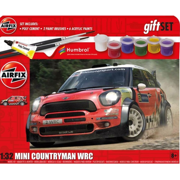 Airfix 1:32 Large Starter Set  Mini Countryman WRC   AF55304A