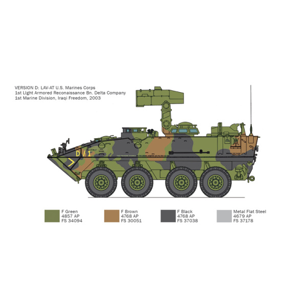 Italeri 1:35 LAV-AT     IT6588 - Afbeelding 3