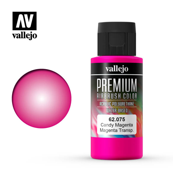 Vallejo Premium Airbrush Color Candy Magenta  60ml  #VAL62.075