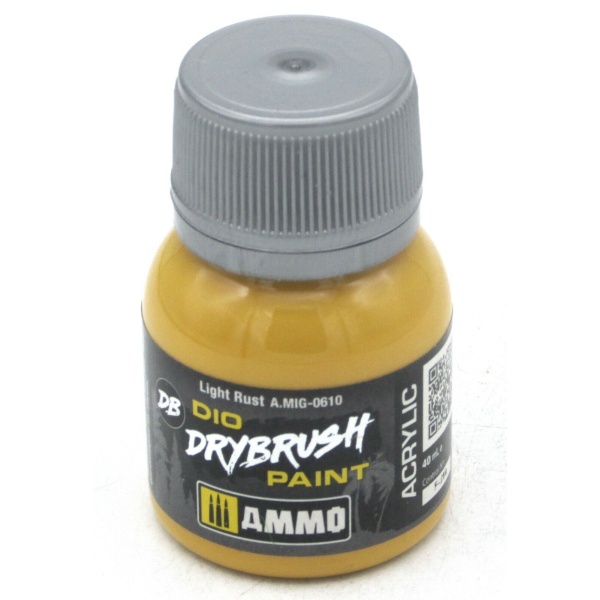 Ammo Mig Drybrush Paint  Light Rust  40ml    MIG-0610