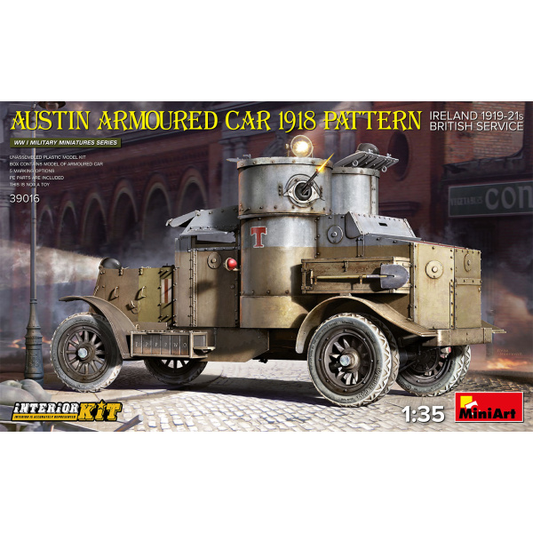 MiniArt 1:35 Austin Armoured Car 1918 Patern. Ireland 1919-21 Interior Kit     MA39016