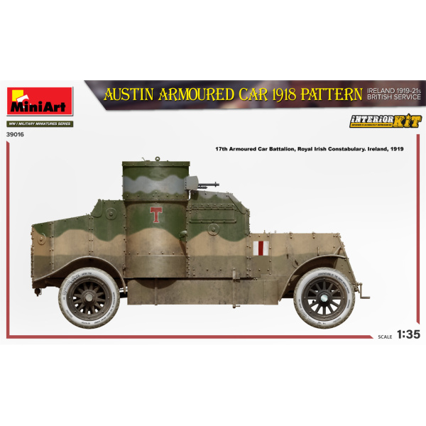 MiniArt 1:35 Austin Armoured Car 1918 Patern. Ireland 1919-21 Interior Kit     MA39016 - Afbeelding 5