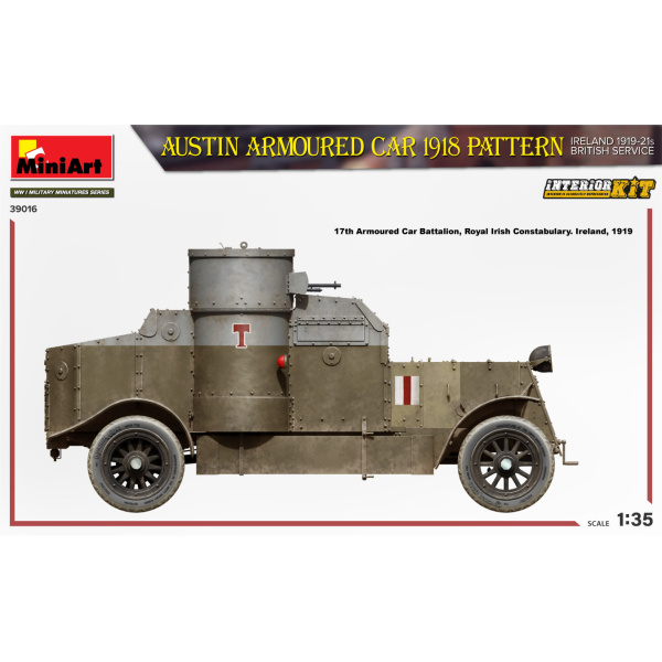 MiniArt 1:35 Austin Armoured Car 1918 Patern. Ireland 1919-21 Interior Kit     MA39016 - Afbeelding 4