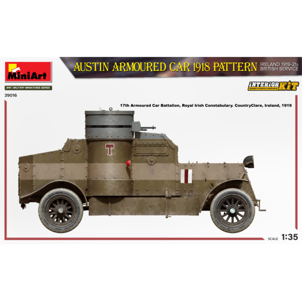 MiniArt 1:35 Austin Armoured Car 1918 Patern. Ireland 1919-21 Interior Kit     MA39016 - Afbeelding 3