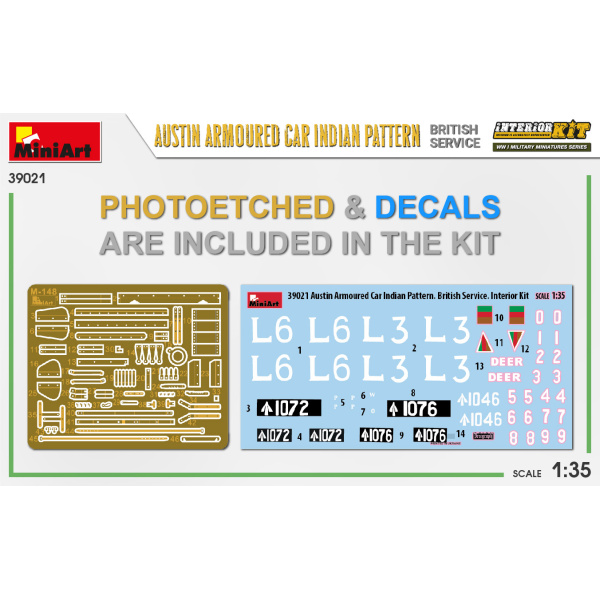 MiniArt 1:35 Austin Armoured Car Indian Patern. Interior Kit     MA39021 - Afbeelding 7