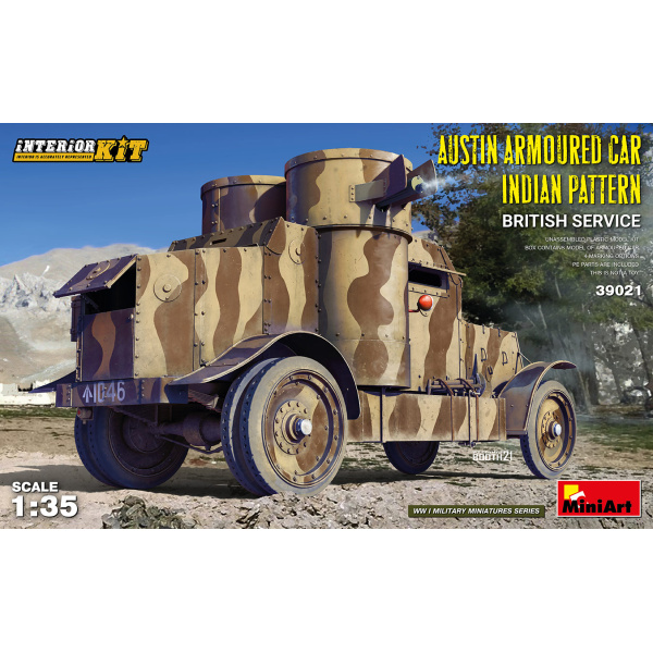 MiniArt 1:35 Austin Armoured Car Indian Patern. Interior Kit     MA39021