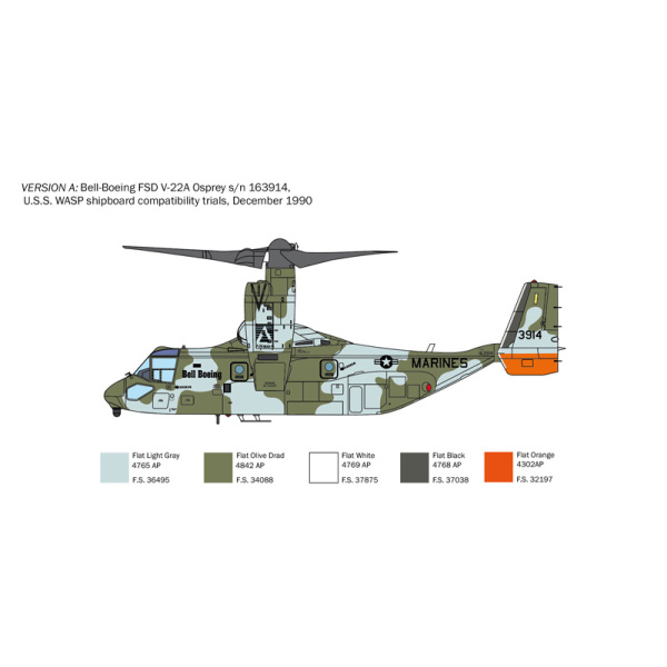 Italeri 1:72 V-22 Osprey     IT1463 - Afbeelding 3