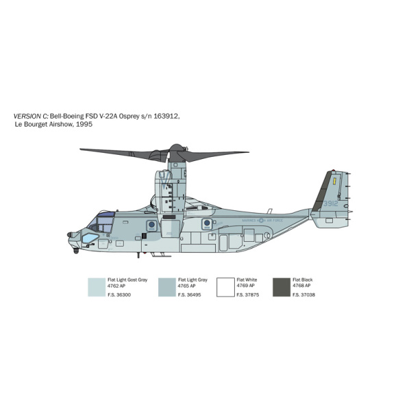 Italeri 1:72 V-22 Osprey     IT1463 - Afbeelding 2