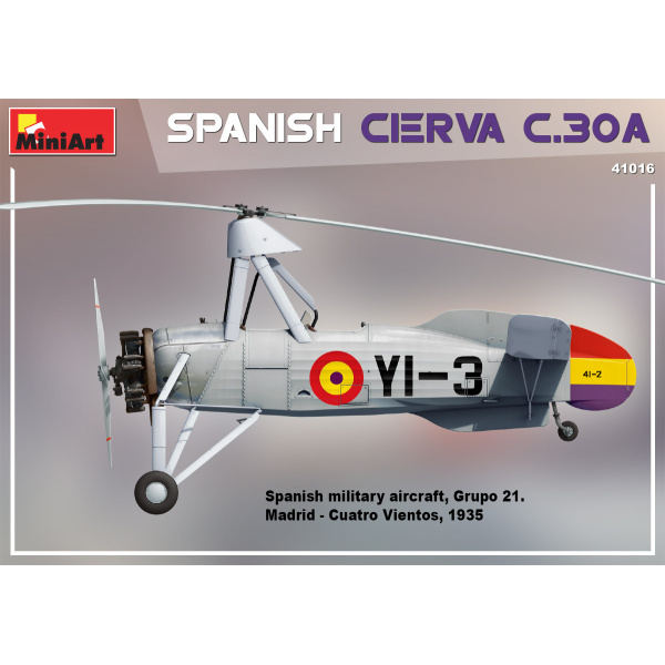 MiniArt 1:35 Spanish Cierva C.30A     MA41016 - Afbeelding 3