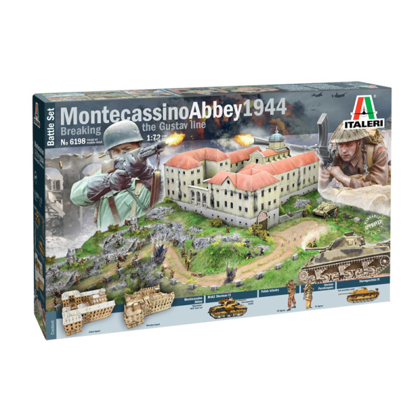 Italeri 1:72 Montecassino Abbey 1944 Breaking the Gustav Line  Battle Set     IT6198