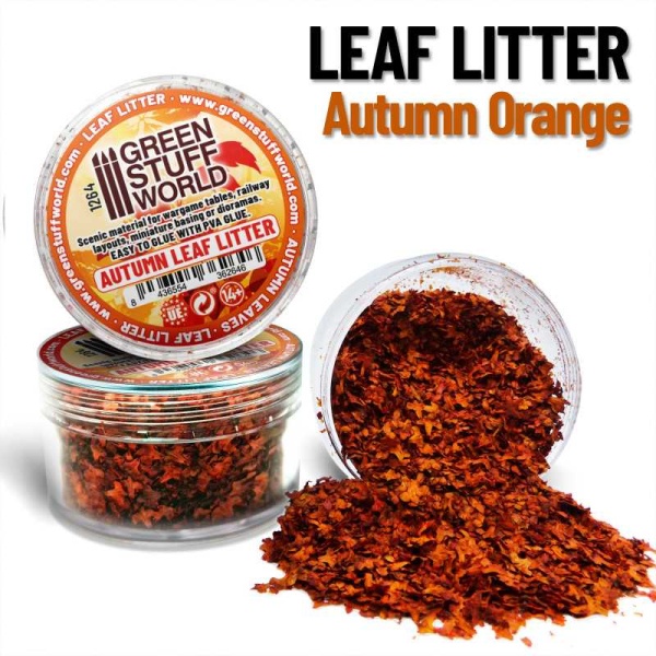 Green Stuff Leaf Litter  AUTUMN ORANGE     GSW1264