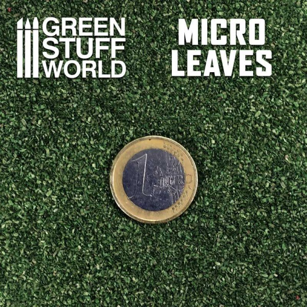 Green Stuff Micro Leaves  Dark Green Mix     GSW10606 - Afbeelding 2