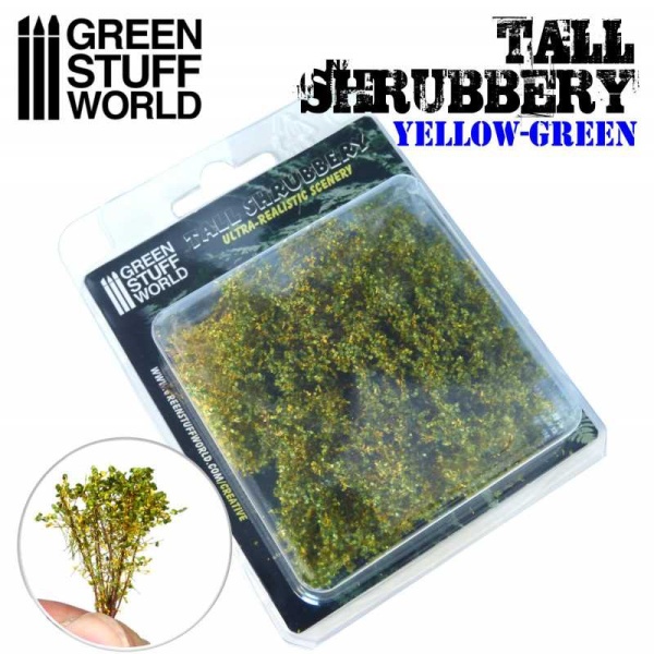 Green Stuff Tall Schrubbery YELLOW/GREEN GSW9926