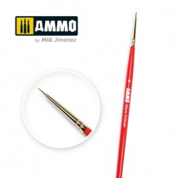 Ammo Mig -Martha Kolinsky Sable Brush #0 MIG8710