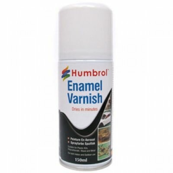 Hunbrol Enamel Spray #49 Matt Varnish   150ml     HAD6998