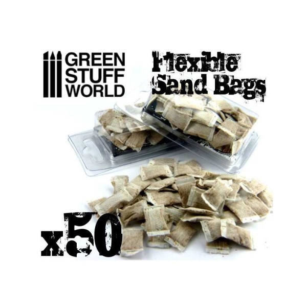 Green Stuff Flexible Sandbags  50pcs     GSW9216