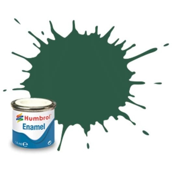 Humbrol Enamel Paint #78 Cockpit Green Matt  14ml     HAA0864