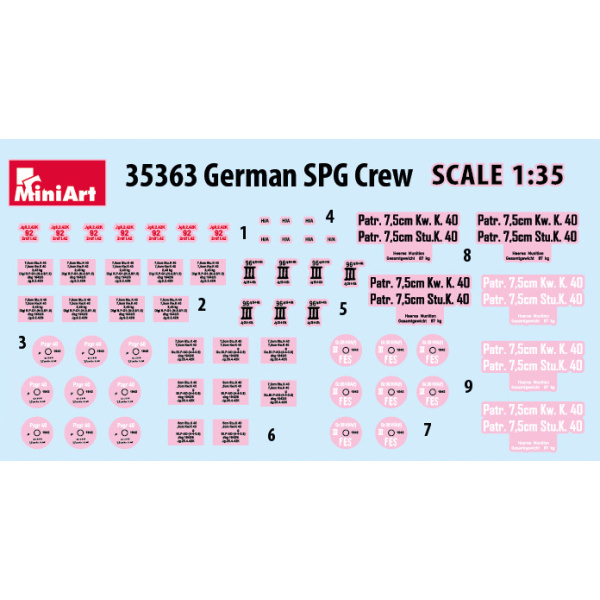 MiniArt 1:35 German SPG Crew     MA35363 - Afbeelding 9