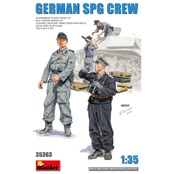 MiniArt 1:35 German SPG Crew     MA35363