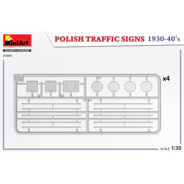 MiniArt 1:35 Polish Traffic Signs 1930-40     MA35664 - Afbeelding 3