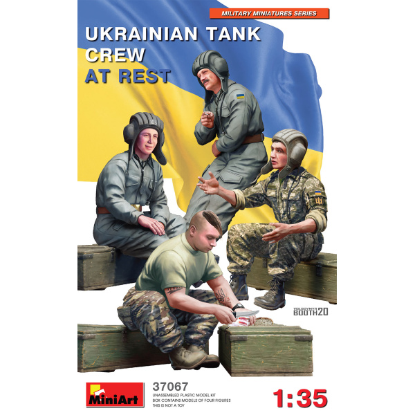 MiniArt 1:35 Ukrainian Tank Crew At Rest     MA37067