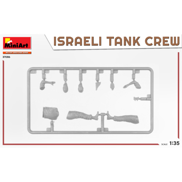 MiniArt 1:35 Israeli Tank Crew.  Yom Kippur War     MA37086 - Afbeelding 4