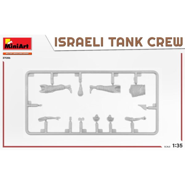 MiniArt 1:35 Israeli Tank Crew.  Yom Kippur War     MA37086 - Afbeelding 3