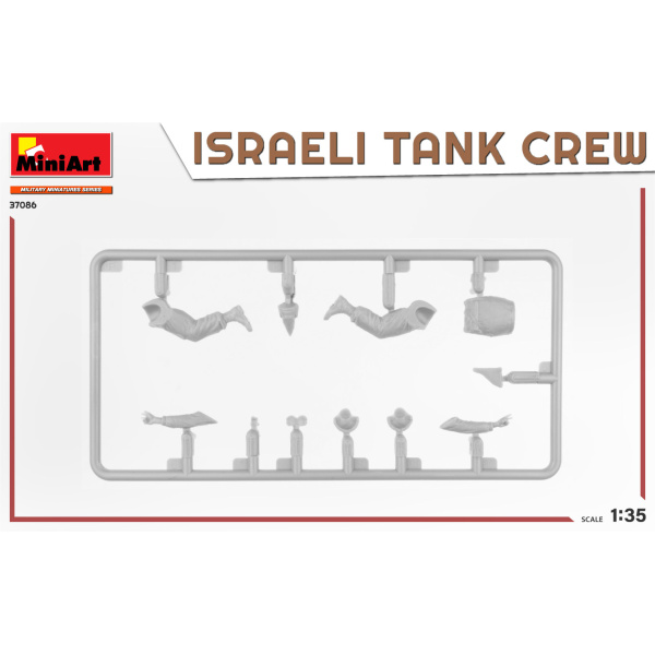 MiniArt 1:35 Israeli Tank Crew.  Yom Kippur War     MA37086 - Afbeelding 2