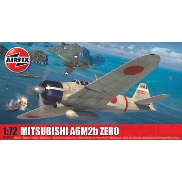 Airfix 1:72 Mitsubishi A6M2b Zero AF01005B